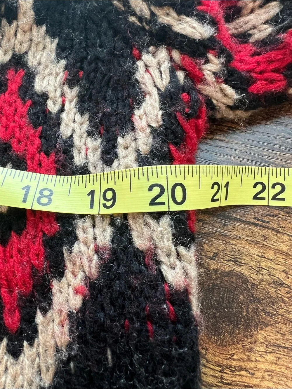 Pink Republic Southwestern Aztec Open Front Chunky Knit Cardigan Sweater Medium